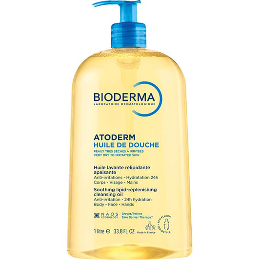 Bioderma Atoderm Ultra-Nourishing Shower Oil Cleanser - 1L