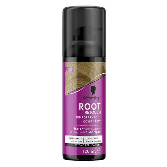 Schwarzkopf Root Retoucher Dark Blonde Spray 120ml - Fast Grey Coverage
