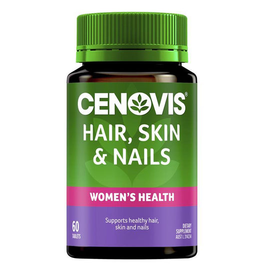 Cenovis Hair, Skin & Nails - 60 Tablets for Beauty from Within - Auzzistore