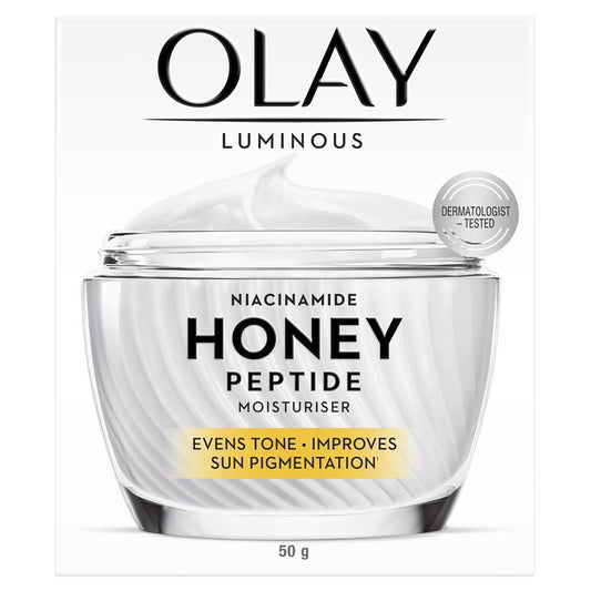 Olay Luminous Niacinamide Honey Peptide Moisturiser 50g - Brightening Formula – view 2