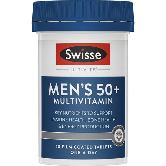 Swisse Men's Multivitamin 50+ 60 Tablets