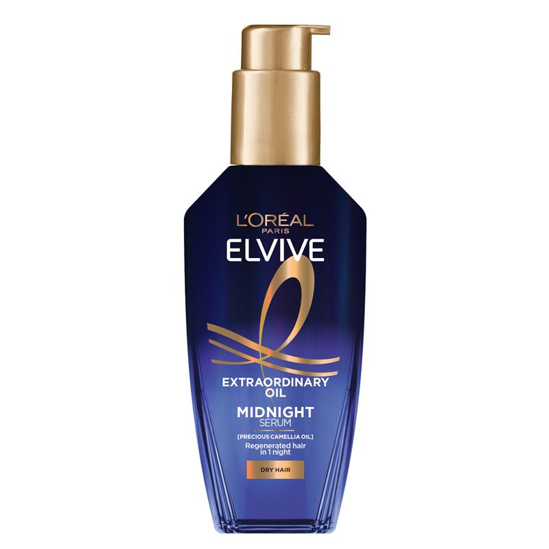 L'Oreal Paris Elvive Midnight Serum 100ml - Nourishing Hair Serum