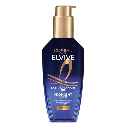 L'Oreal Paris Elvive Midnight Serum 100ml - Nourishing Hair Serum