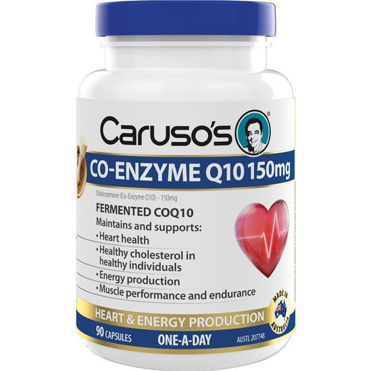 Caruso's Co-Enzyme Q10 - 90 Capsules for Cardiovascular Health