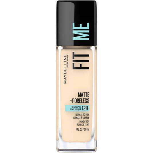 Maybelline Fit Me Matte & Poreless Mattifying Liquid Foundation - Porcelain 110