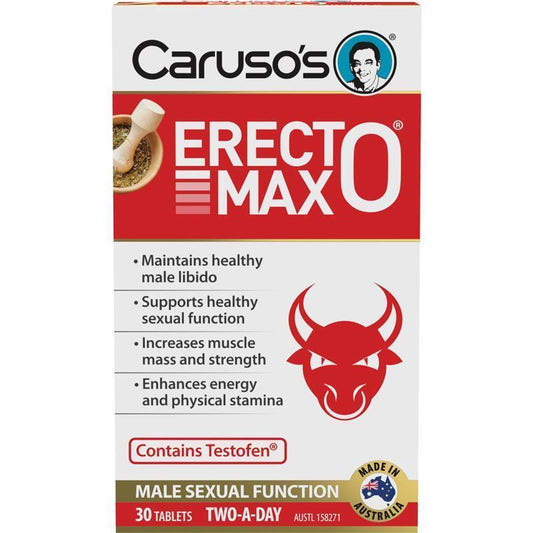 Caruso's ErectOmax - 30 Tablets for Enhanced Sexual Health-Auzzi Store