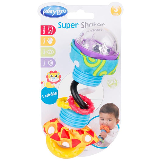 Playgro Super Shaker - Engaging Rattle for Infants