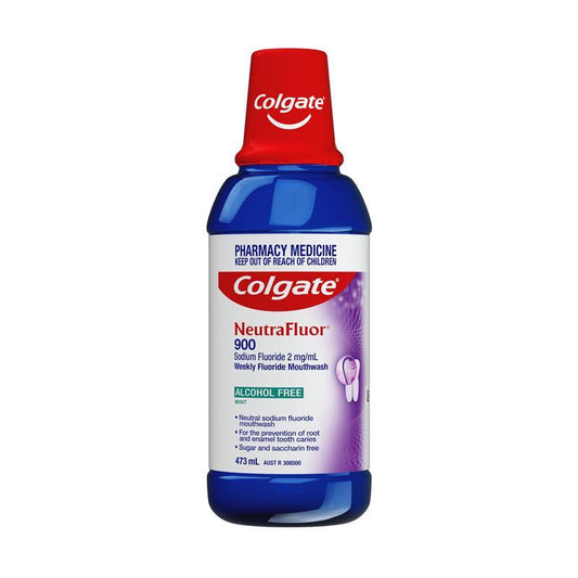 Colgate NeutraFluor Alcohol Free Mouthwash 473ml - Weekly Fluoride Protection-Auzzi Store