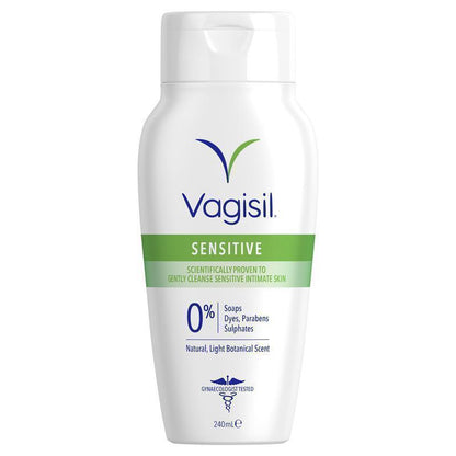 Vagisil Sensitive Intimate Wash 240ml – Non-Irritating, Paraben-Free Cleanser