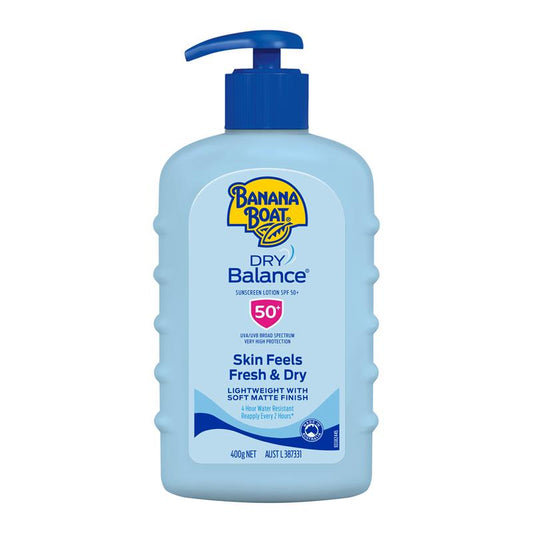 Banana Boat SPF 50+ Dry Balance Sunscreen Lotion - 400g