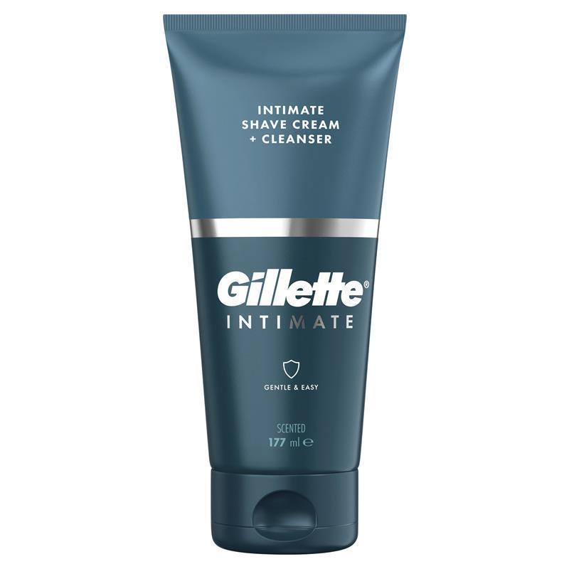 Gillette Intimate 2-in-1 Shave Cream & Cleanser 177ml Paraben Free