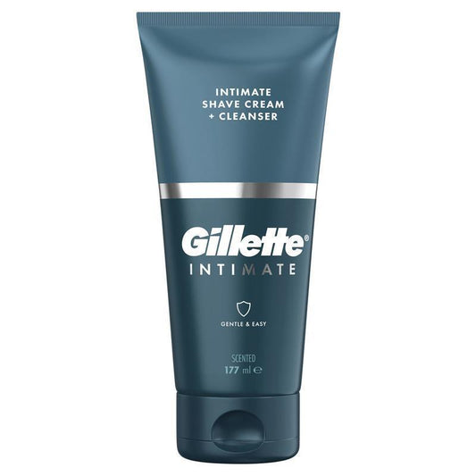 Gillette Intimate 2-in-1 Shave Cream & Cleanser 177ml Paraben Free