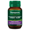 Thompson's Ashwagandha Complex Stress + Sleep 60 Tablets - Natural Sleep Aid