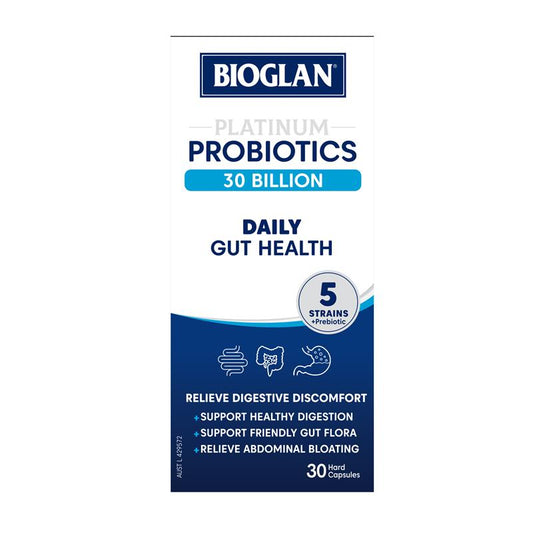 Bioglan Platinum Probiotics 30 Billion CFU, 5 Strains, 30 Capsules – view 2