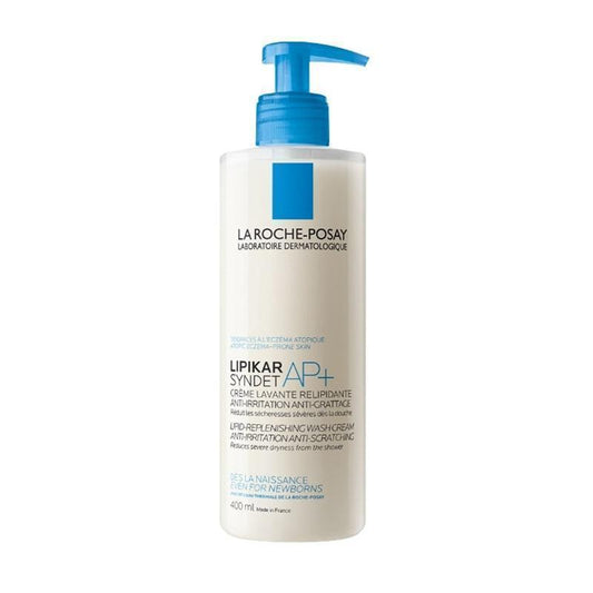 La Roche-Posay Lipikar Syndet AP+ Cream Wash 400ml - Gentle Cleanser for Sensitive Skin-Auzzi Store