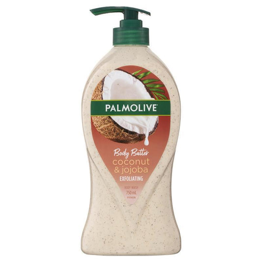 Palmolive Coconut & Jojoba Exfoliating Body Wash - 750ml - Auzzistore