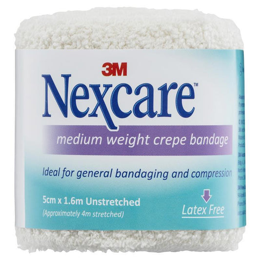 Nexcare Medium Crepe Bandage - 50mm x 1.6m-Auzzi Store
