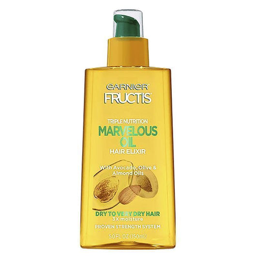 Garnier Triple Nutrition Marvelous Oil Hair Elixir 150ml - Nourishing Hair Oil for Shine & Strength