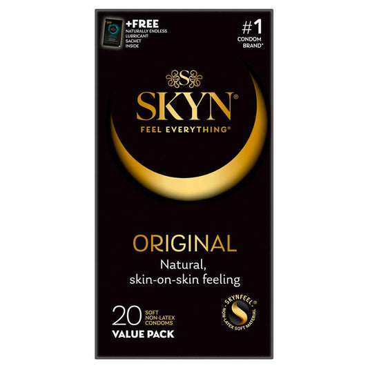 SKYN Original Non-Latex Condoms 20 Pack – Ultra Smooth SKYNFEEL® – view 2 - Auzzistore