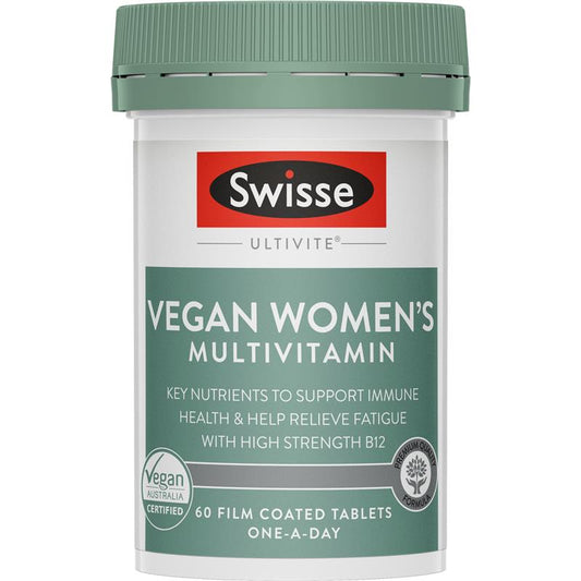 Swisse Ultivite Vegan Women's Multivitamin 60 Tablets