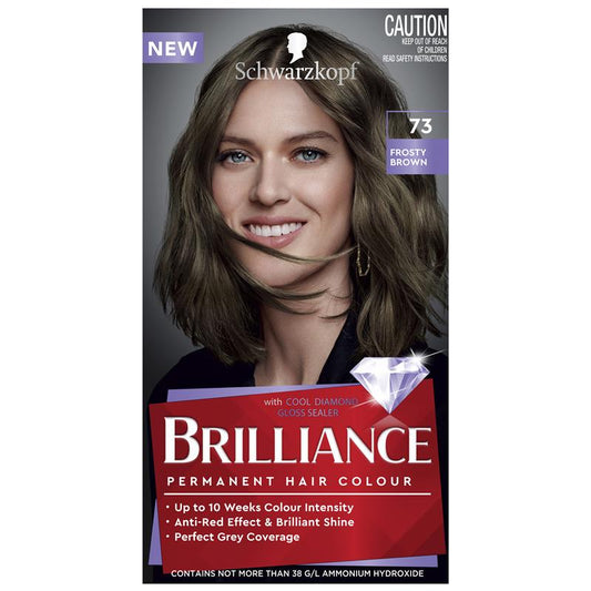 Schwarzkopf Brilliance Cool Browns 73 Frosty Brown - Permanent Hair Colour – view 2