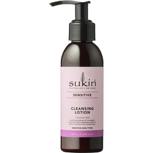 Sukin Sensitive Cleansing Lotion 125ml Pump-Auzzi Store