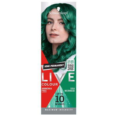 Schwarzkopf LIVE Colour Sea Mermaid Semi-Permanent Hair Dye - 75ml