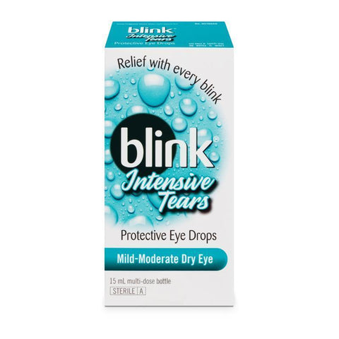 Blink Intensive Tears Dry Eye Drops 15mL - Long-Lasting Relief-Auzzi Store