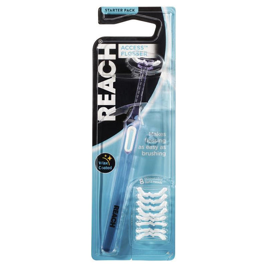 REACH® Flosser Clean Paste Starter Pack - 8 Disposable Heads-Auzzi Store