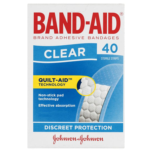 Band-Aid Clear Strips - 40 Pack - Auzzi Store