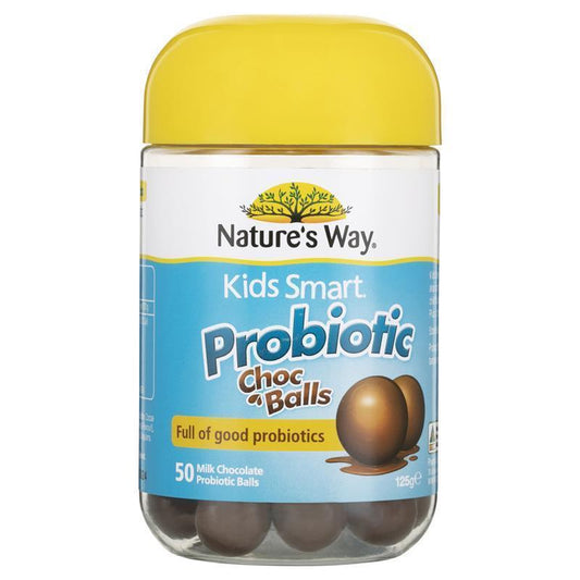Nature's Way Kids Smart Probiotic 50 Choc Balls - Delicious Probiotic Boost for Kids-Auzzi Store