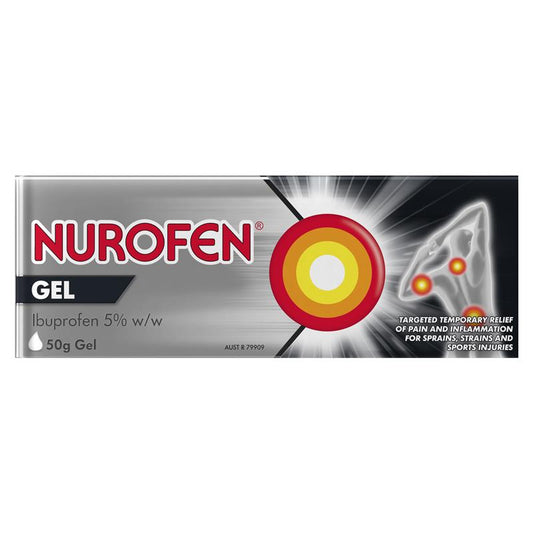 Nurofen Pain and Inflammation Relief Gel - 50g-Auzzi Store