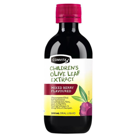 Comvita Olive Leaf Extract for Kids - Mixed Berry 200mL-Auzzi Store
