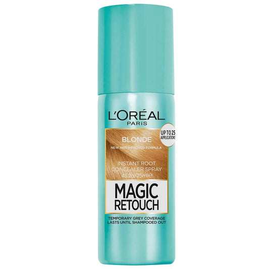 L'Oreal Paris Magic Retouch Temporary Root Concealer Spray - Blonde (Instant Grey Hair Coverage)-Auzzi Store