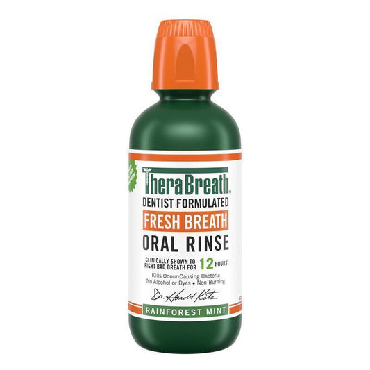 TheraBreath Rainforest Mint Oral Rinse - 473ml