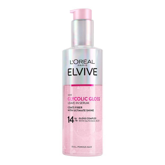 L'Oreal Paris Elvive Glycolic Gloss Leave-In Serum 150ml - Ultimate Shine