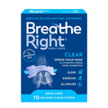 Breathe Right Clear Regular Nasal Congestion Strips 10 - Instant Relief