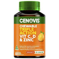 Cenovis Immune Support Vitamin C, D & Zinc Chewable Tablets - 60