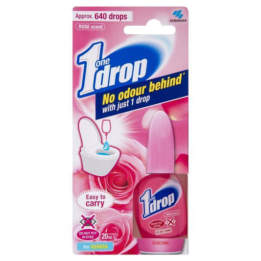One Drop Toilet Deodoriser - Rose Scent - 20 mL - Auzzi Store