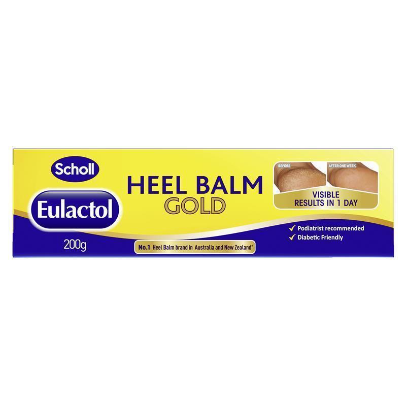 Scholl Eulactol Cracked Heel Balm 200g – Repair Dry, Rough Feet