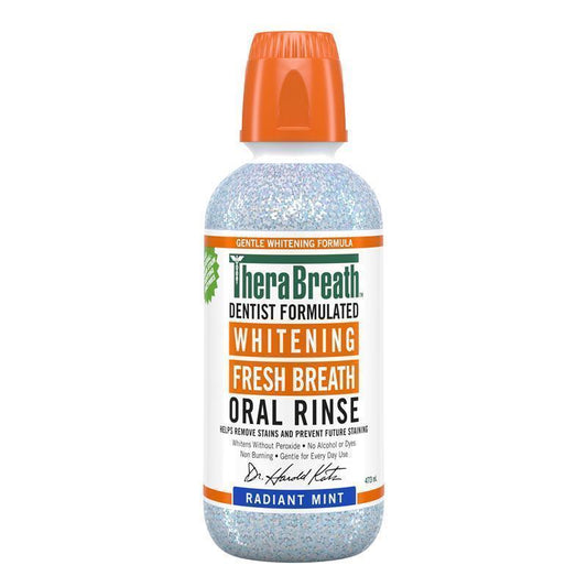 TheraBreath Whitening Oral Rinse - 473ml