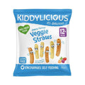 Kiddylicious Cheesy Veggie Straws 12g - Tasty Snack for Toddlers