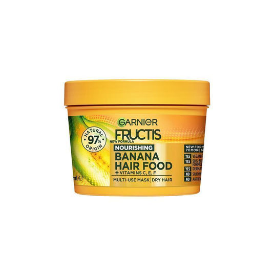 Garnier Fructis Nourishing Banana Hair Food 3-in-1 Mask - 390ml - Auzzi Store