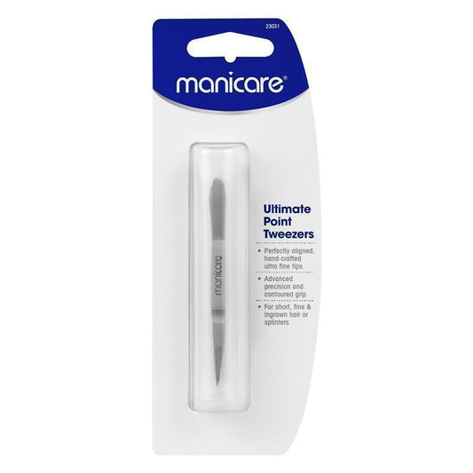 Manicare Ultimate Point Tweezers - Perfect for Fine Hair and Splinters-Auzzi Store