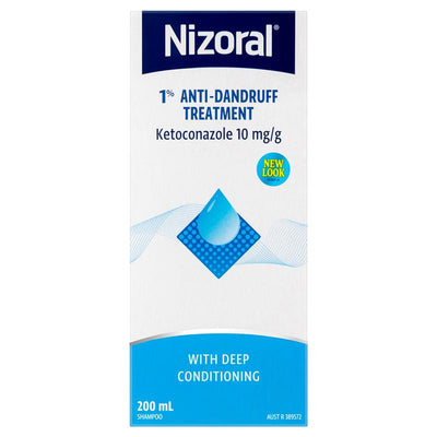Nizoral 1% Anti-Dandruff Treatment Shampoo 200ml - Deep Conditioning Formula