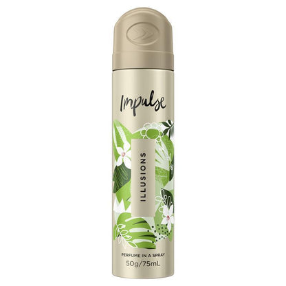 Impulse Illusions Deodorant Body Spray Aerosol 75ml