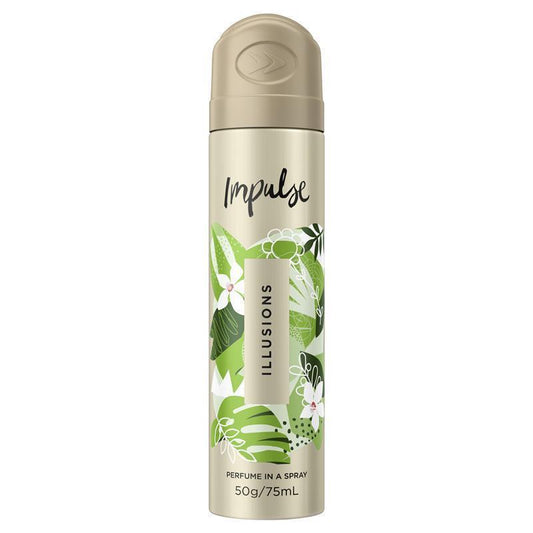 Impulse Illusions Deodorant Body Spray Aerosol 75ml
