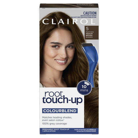 Clairol Nice N Easy Root Touch Up Permanent Hair Colour - Medium Brown 173g-Auzzi Store