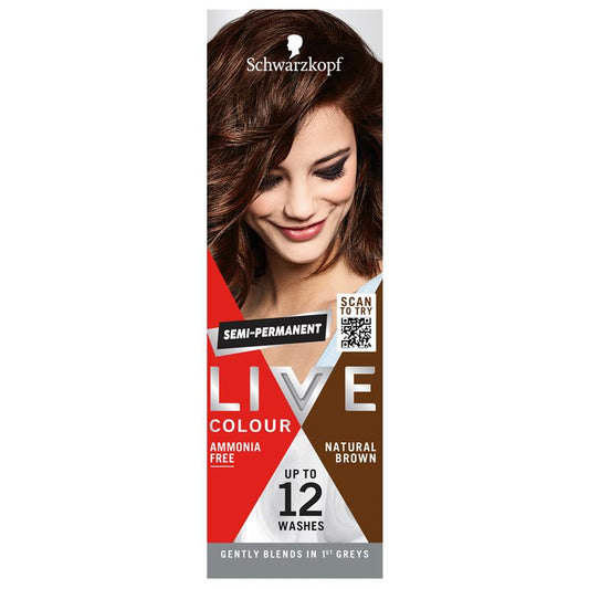 Schwarzkopf LIVE Colour Natural Brown - Semi-Permanent Hair Color, 75ml – view 2