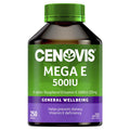 Cenovis Mega E 500IU Natural Vitamin E Supplement - 250 Capsules